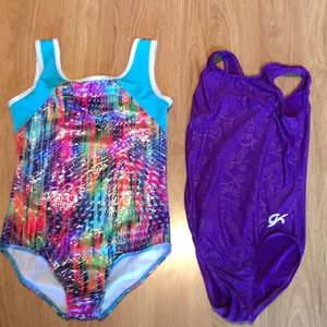 Girls leotards sz CM and 7/8